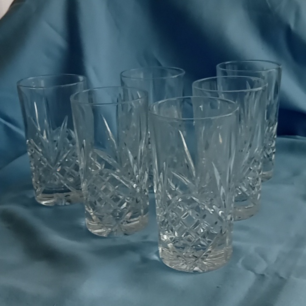 Lismore Crystal Tall Water Tumbler Set